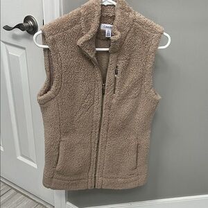 Calvin Klein Tan Sherpa Vest